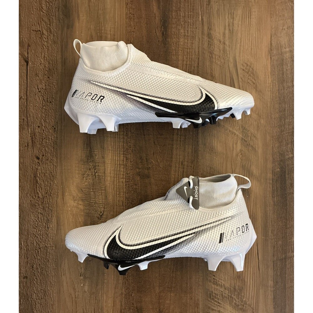 Nike Vapor Edge Pro 360 Football Cleats Mens 8 White Black AO8277-100 New